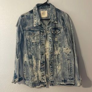Fantastic Fawn distressed denim jacket